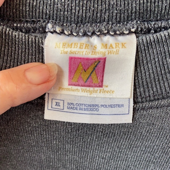 MEMBER'S MARK (Sam's Club) unisex charcoal grey sweatshirt, men's size XL - Picture 6 of 8